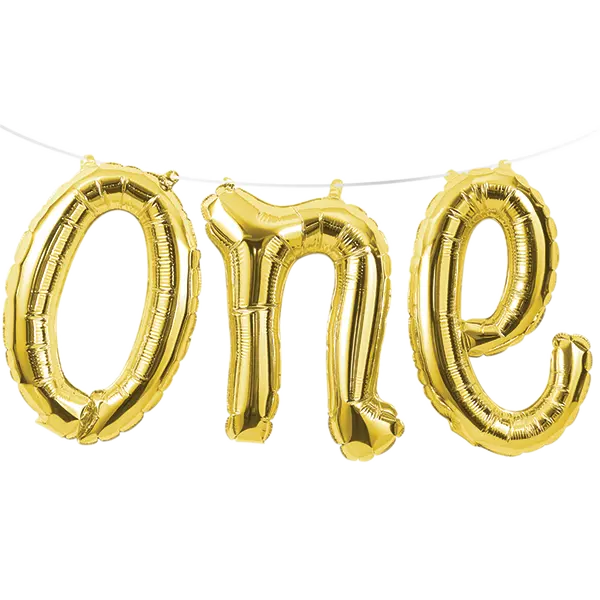 Gold One Script Balloon: Elegant, Stylish Font for Creative Designs Star Backdrop