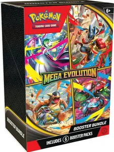 Pokemon Mega Evolution Booster Bundle - 6 Packs Per Bundle