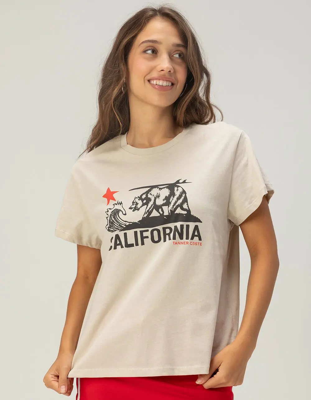 TANNER COSTE TANNER CōSTE Bear Womens Relaxed Tee