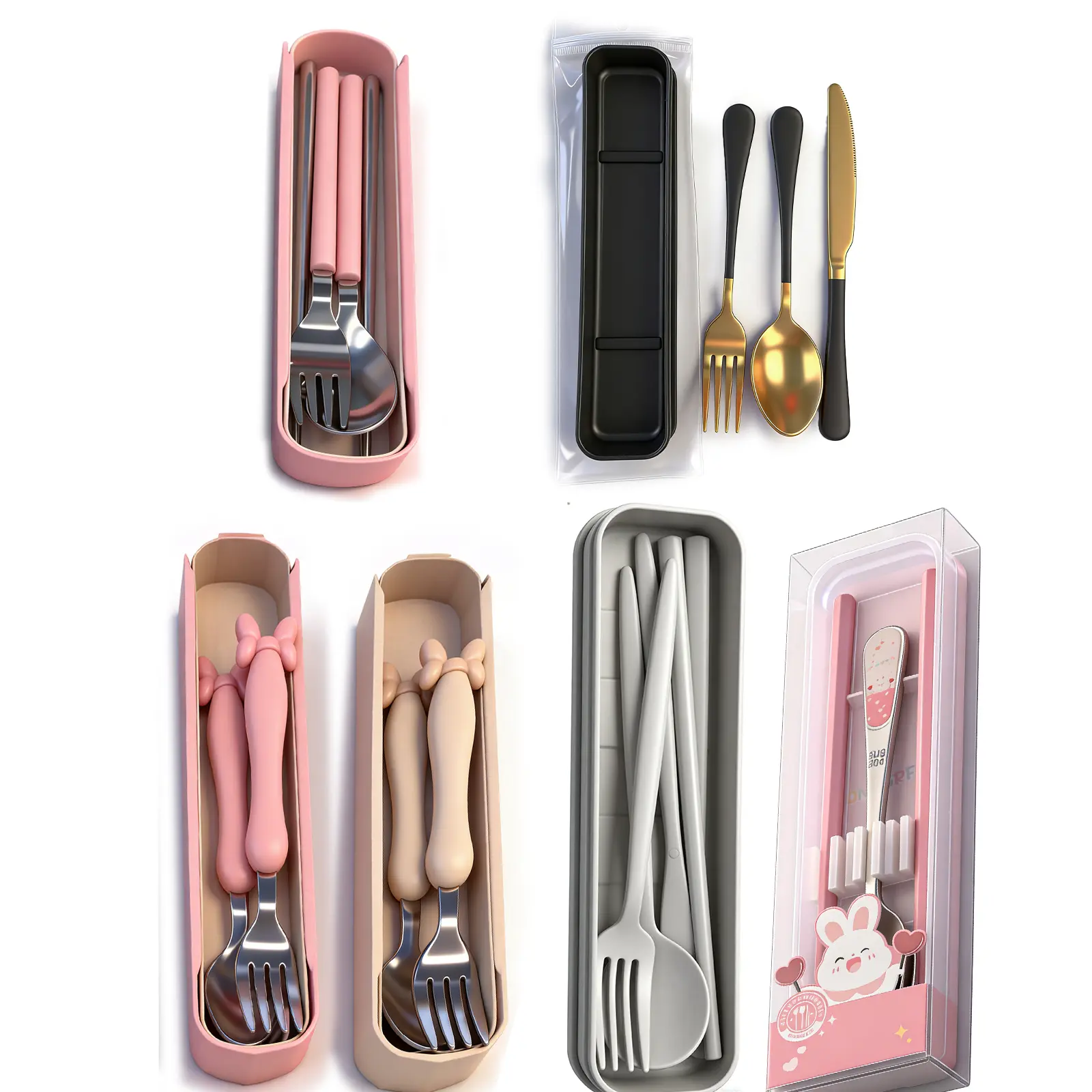 6 Set  Portable Utensils
