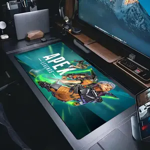 Apex Legends Mouse Pad -Ultra-Smooth Desk Mat Extended Mousepad with Stitched Edges, Non-Slip Waterproof Rubber Base, Retro Gaming Design for Office & Home Computer Setup