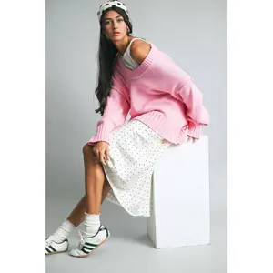 Stella Drop Shoulder Knit Summer Sweater