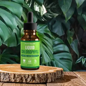 Purely Optimal Liquid Chlorophyll Drops – Natural Detox & Energy Boost, Non-GMO, Gluten-Free Supplement, 118 Servings, Peppermint Flavor Healthcare