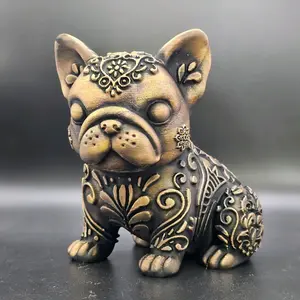Ornamental Pets and Animals Cats Dogs Cows 3d Printed Statues Home Decor Decorative Figurines