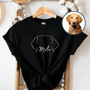 Custom Dog Ears Shirt, Custom Cat Pets Ears Outline T Shirt