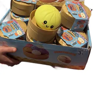 Dumpling Squishy Toy, Durable Silicone Anxiety Relief Product, Squishy Sensory Play Item, Sensory Stress Reliever, Stress Relief Tool for Kids
