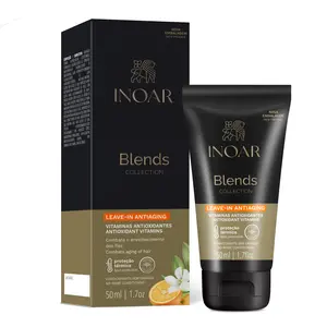 INOAR Blends Collection Leave-in Antiaging 50ml with Antioxidant Vitamins & Coconut Oil for No-Rinse Conditioning Hair Care