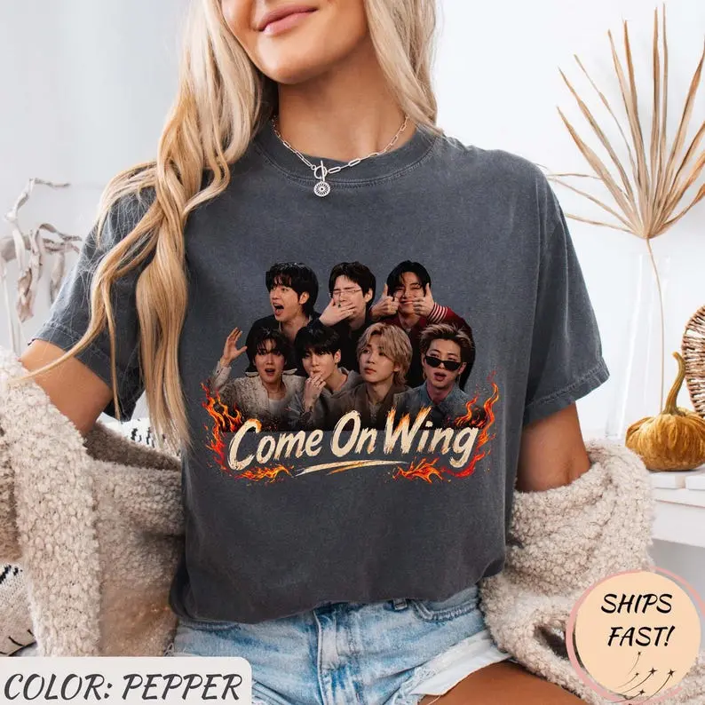 Comfort Colors Come On Wing Fan T Shirt, Unisex Cotton Tee