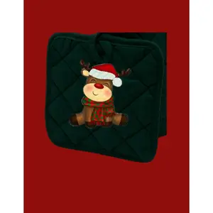 Christmas Reindeer Cotton Pot Holder