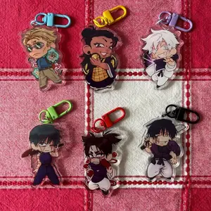Jujutsu Kaisen Keychains, JJK Character Key Ring Accessories