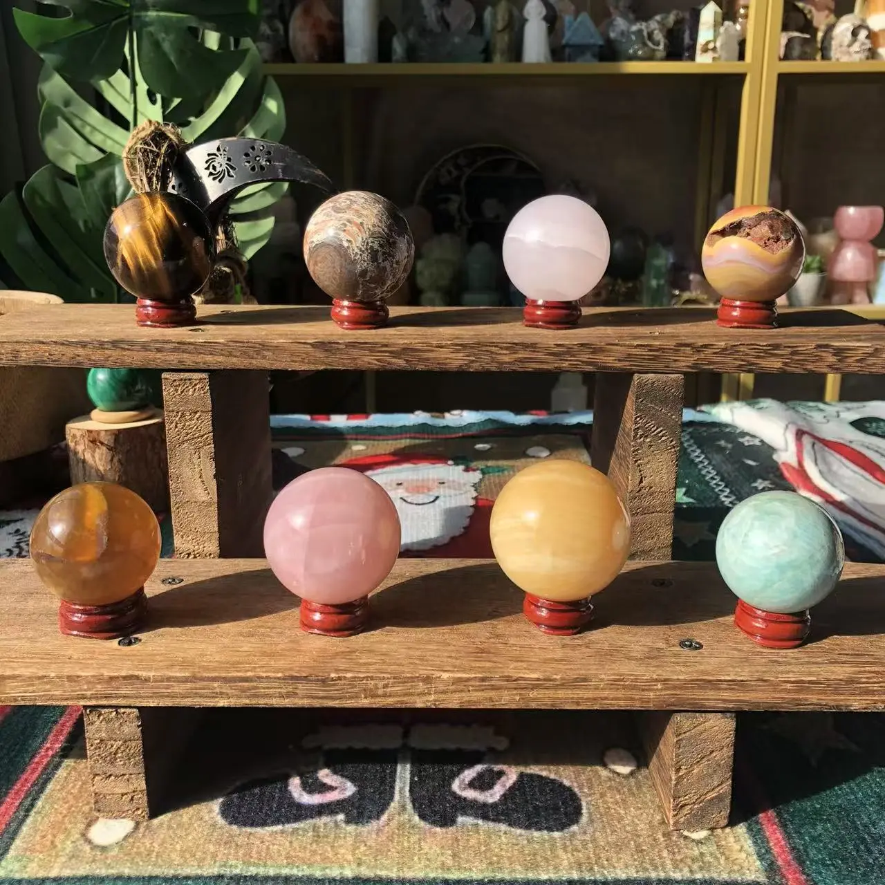 Natural Crystal Different Sphere Collection2 - 40-50mm Variety Shapes & Sizes for Collectors and Enthusiasts