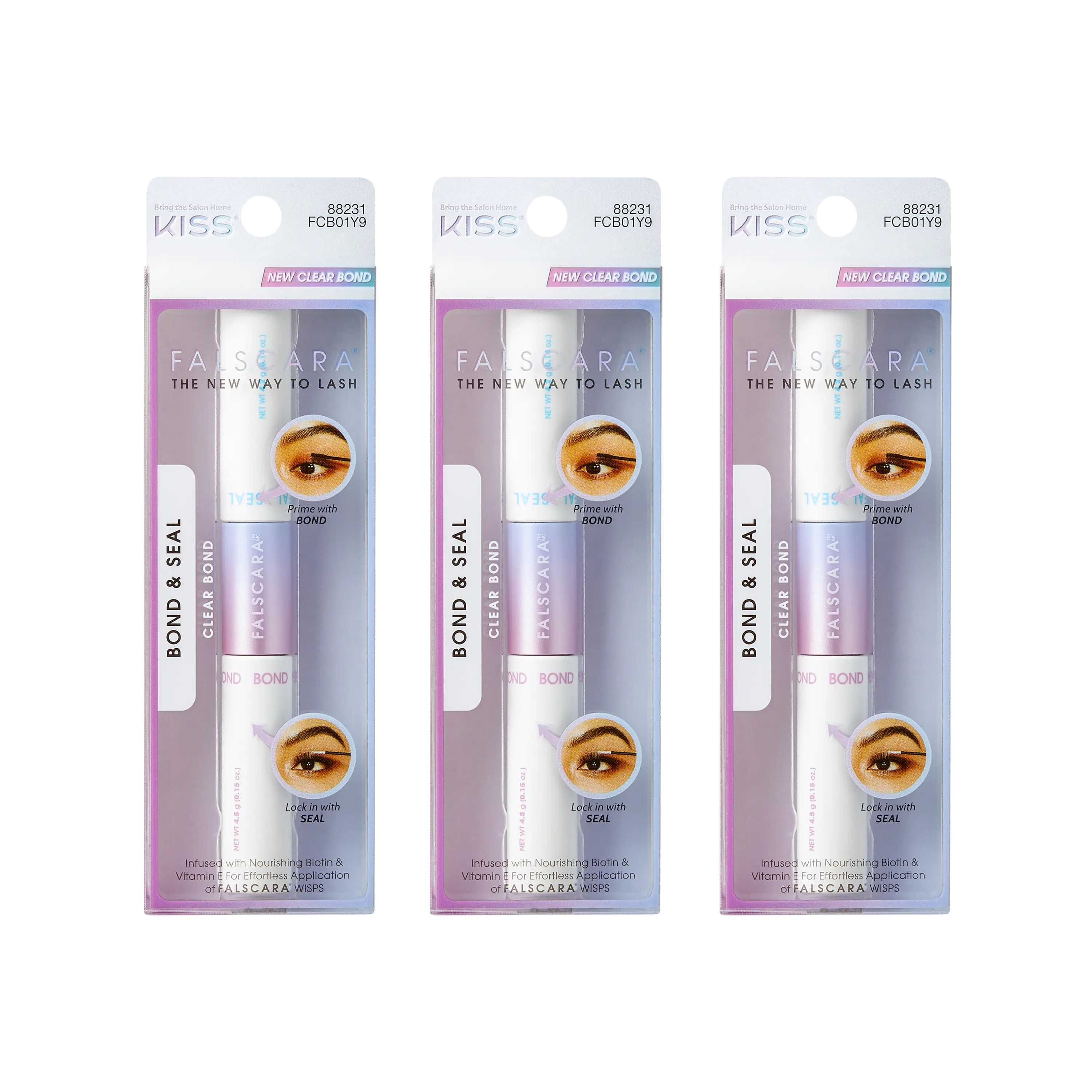 FALSCARA Bond & Seal - Clear Bond 3-Pack Bundle
