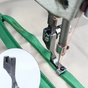 1pc Adjustable Invisible Zipper Presser Foot Unilateral Zipper Feet T69 for Single Needle Lockstitch Industrial Sewing Machine
