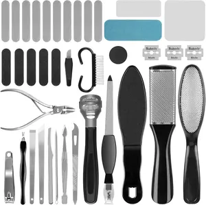 36 in 1 Pedicure Tools Stainless Steel Washable Foot Care Kit Dead Skin Remover Foot Spa Set at Home