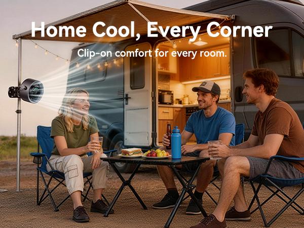 4000mAh Rechargeable Portable Clip on Fan-100-Speed Touch Control, LED Display, 360° Rotate Quiet Turbo Desk Fan, Small Battery Operated USB Fan for Stroller Bed Travel Camping Golf Gym