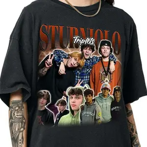 Sturniolo Triplets Merch, Nick Matt Chris Bootleg , Chris Sturniolo Homage T, Sturniolo bros , Sturniolo Triplets T-shirt