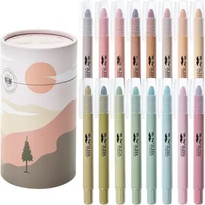 - No Bleed Gel Highlighters, Assorted Colors, 16 Pack,  Highlighters and s No Bleed,  Markers for Study, Journaling, School Supplies and Accessories