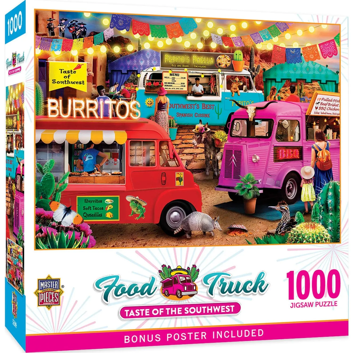 Food Truck Roundup - Taste of the Southwest 1000 Piece Puzzle
