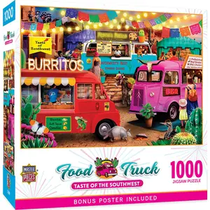 Food Truck Roundup - Taste of the Southwest 1000 Piece Puzzle