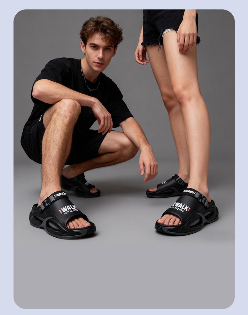 Supportive Slip-On Slippers with Arch Support for All-Day Comfort,Non-Slip Sandals,Indoor & Outdoor,for Driving ,Working, Camping, Beach ,Home