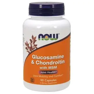 NOW Foods Glucosamine & Chondroitin with MSM (90 Capsules)