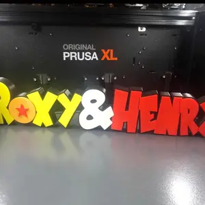 3d Printed 15" XL Name Plate Display & Door Wall Hangers I Personalized Desk Sign I His Her Office Gift I Home Bedroom Kids Door Decor Gym