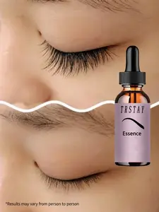 Eyelash Growth Serum Oil, Nourishing Lash Conditioner with Natural Ingredients for Fuller-Looking Lashes & Daily Lash Care  eye patches