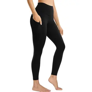 Women's High Elasticity Solid Color Yoga Leggings, Ideal for Sports and Fitness, Breathable Workout Tights for Ladies