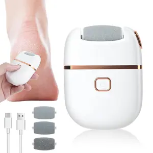 Rechargeable Electric Foot Callus Remover, Electric Foot Callus Remover Kit Foot File, Cordless Pedicure Machine, Foot Grinder, Portable Foot Files Cleaning Tool for Home and Travel, Winter Gift, Back to School