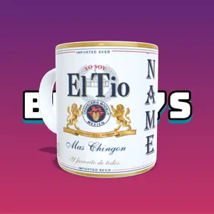 15oz Coffee Mug El Tio Modelo Mas Chingon Personalizada\ Custom Name El Tio Modelo