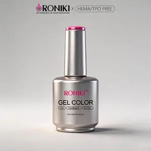 RONIKI Gel Polishes -Holiday | HEMA-Free | TPO-Free | 10-Free | 15mL Each | Festive Shades . Soak Off UV/LED Gel Color, High Gloss & Long Lasting Nail Art Gel Polish for Salon & Home Manicure, 15ml Professional Nail Gel with Rich Pigment