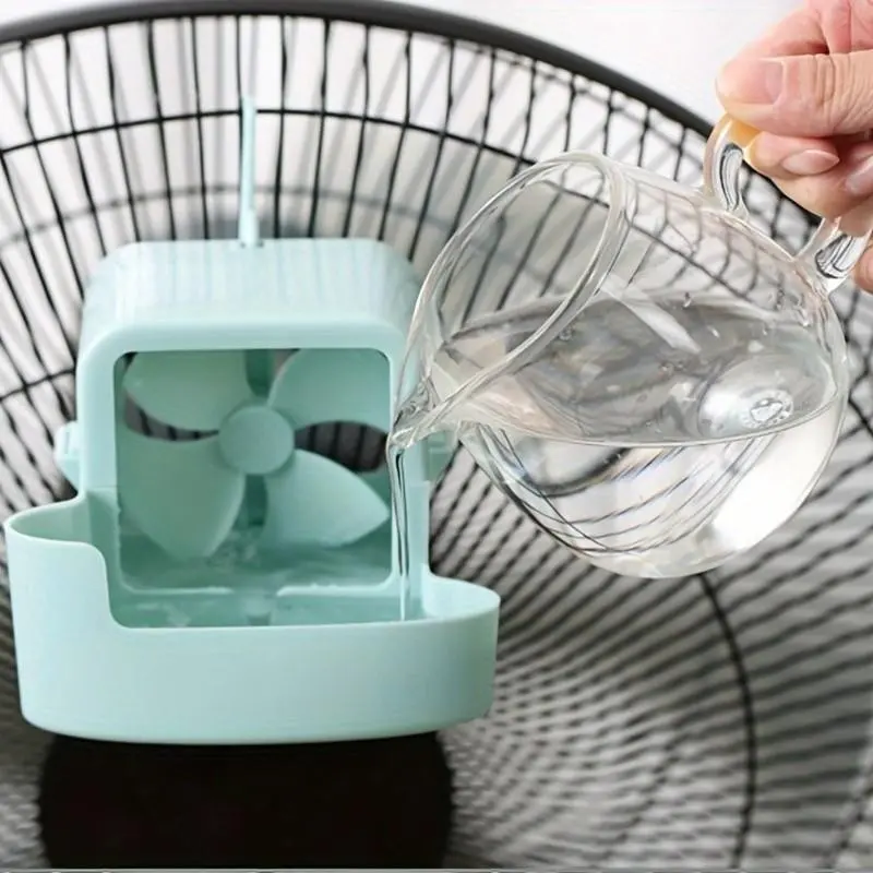 6-Piece Portable Evaporative Cooling Cooler Kit for Home Fans, Enhances Summer Cooling, Adds Ice Blocks for Quick Refrigeration, Ideal for Floor and Desk Fans, Convenience