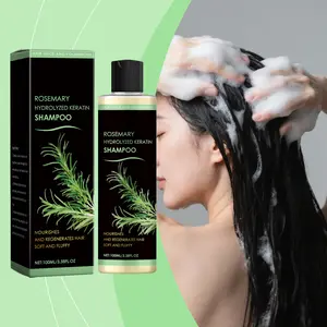 Rosemary Shampoo (100ML), Daily Cleansing, Scalp Moisturizing, Hair Nourishment, Natural Shine, Smooth Hydrating, Thickening Shampoo