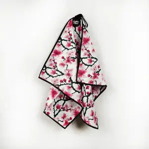 "Sakura" Magnetic Golf Towel - Premium Microfiber and Super Absorbent