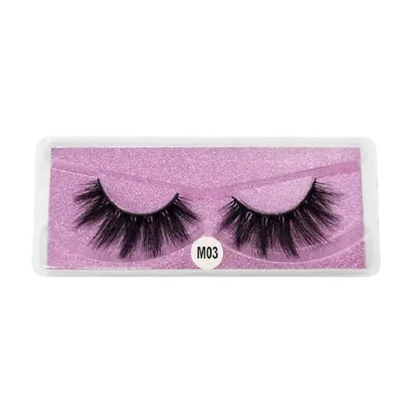 3D Eyelashes Natural Look | Natural Thick False Eye Lashes | Fluffy Demi Wispies | Fake Eye Lash Reusable | 1 PACK