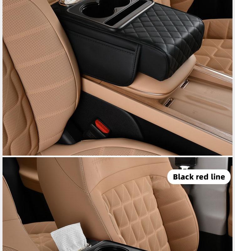 Car interior accessories armrest box storage bag for storage and organization of universal car interior accessories, cup holder and mobile phone storage cabinet for long-distance driving travel, car center console armrest pad, multi-function storage bag Car interior accessories armrest box storage bag for storage and organization of universal car interior accessories, cup holder and mobile phone storage cabinet for long-distance driving travel, car center console armrest pad, multi-function storage bag