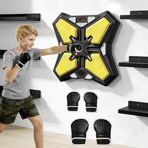 Interactive Punching Pad, Adjustable Speed, 12 Songs Included, Sensory Training, Reaction & Rhythm, Parent-Child Play, Gym Home Use, Training Boxing Equipment