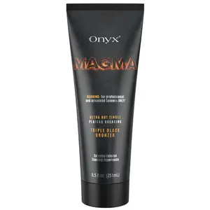 Onyx Magma Tingle Tanning Lotion with Triple Bronzer for Flawless Dark Tan | Tanning Bed Use | 8.5 fl oz