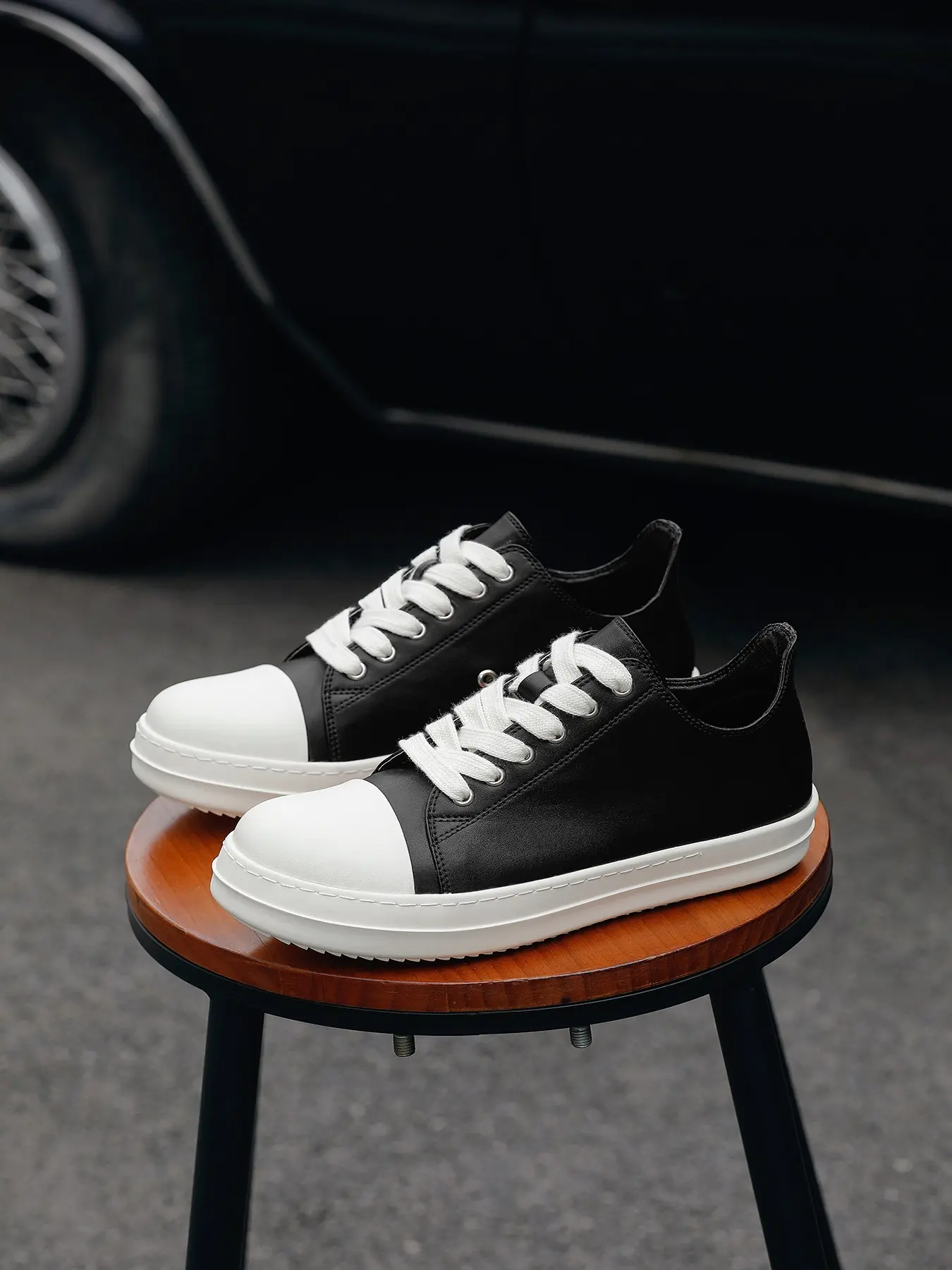Unisex Trendy Casual Skate Shoes Jw Rick Owens, Classic Retro Skater Sneakers, Sports Shoes, Sporty Casual Shoes, Comfortable Soft Durable Rubber Design for Daily Wear