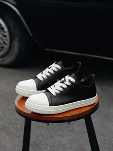 Unisex Trendy Casual Skate Shoes Jw Rick Owens, Classic Retro Skater Sneakers, Sports Shoes, Comfortable Soft Durable Design for Daily Wear