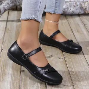 New 2025 Flat Shoes for Women, Perfect with Skirts, Mary Jane Loafers, Casual And Stylish with a Low-Cut Design.