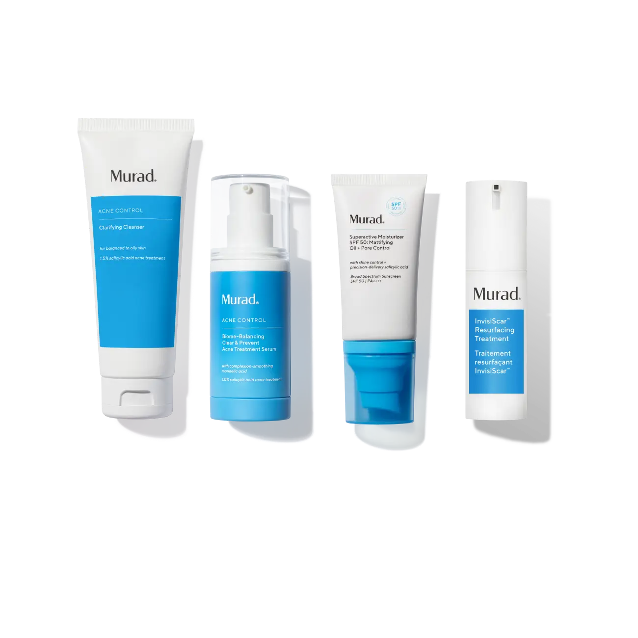 [Full Size Exclusive Products] Murad Acne Control 60-Day InvisiScar Acne Treatment Kit Cleanser Skincare