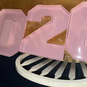 2026 Graduation Charcuterie Board Fillable Number 2026 Large 13.7'' Plastic Boxes Tray for Charcuterie Chocolate Candy Snack Cupcakes Grad Party Supplies