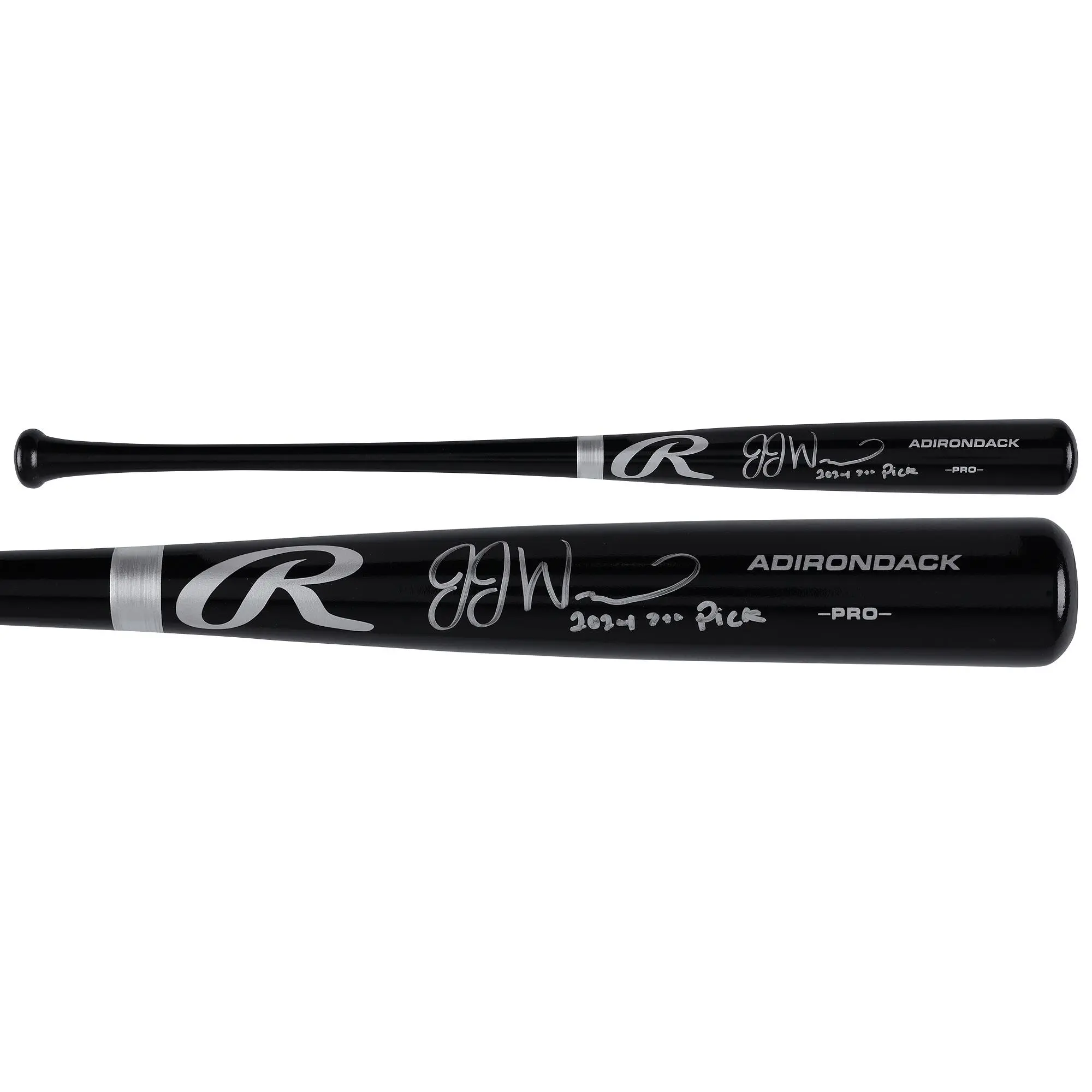 JJ Wetherholt St. Louis Cardinals Autographed Black Rawlings Pro Bat with "2024 7th Pick" Inscription - Fanatics Authentic Certified