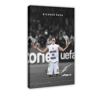 Football Ricardo Kaka Canvas Poster Wall Art Decoration For Home Bedroom Office Living Dorm Room Decor Boys Girls Gift
