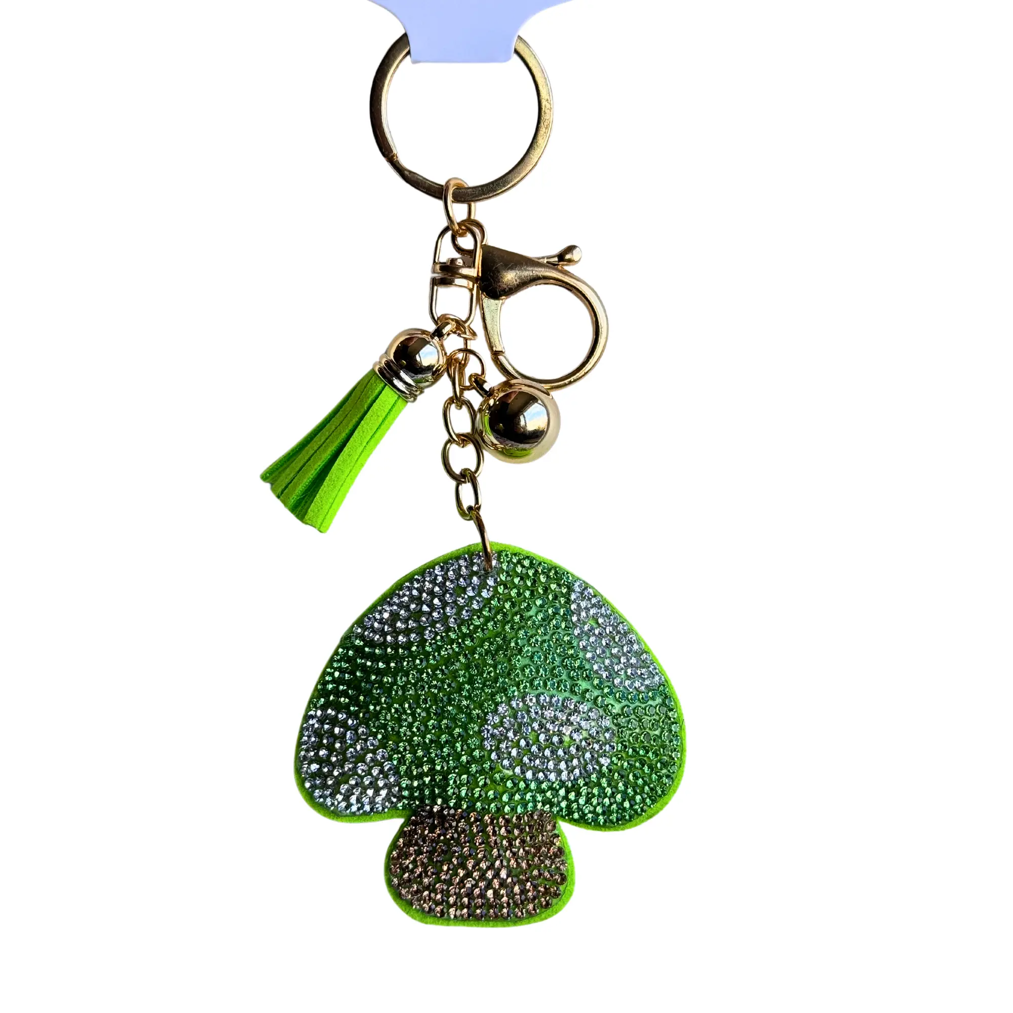 Green Mushroom, Gold Hardware