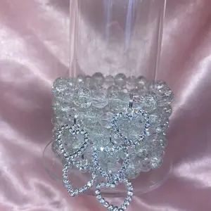 Heartthrob beaded bracelet (1)pc