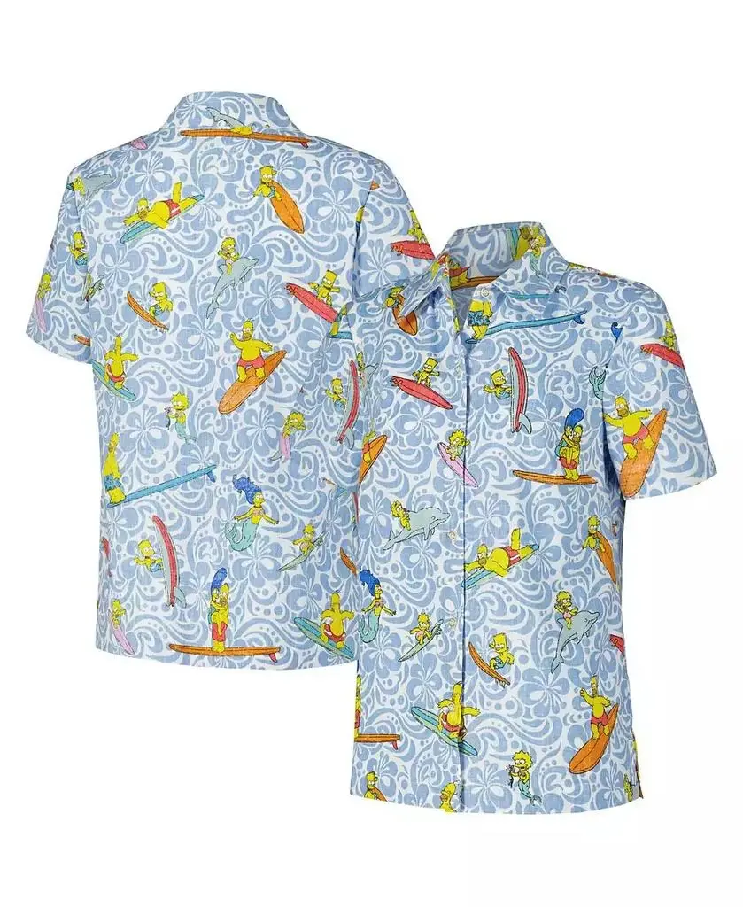 Reyn Spooner The Simpsons Hawaiian Shirt The Simpsons Surfing Merch Dad Gifts - Hawaiian Shirt HG