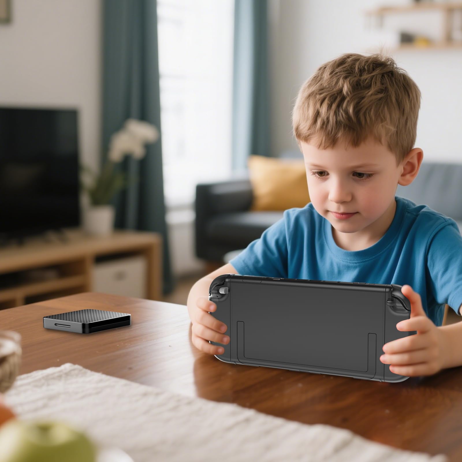 Game Card Case for Switch 2, 12 Games holder with Magnetic Closure-Customized Pattern Portable Storage Box for Switch 2 Accessory,Hard Shell, Silicone Lining