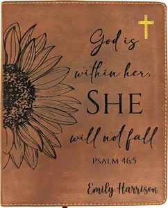 Personalized Sunflower NIV Journaling Bible | Easy-to-read New International Version Study Bible
